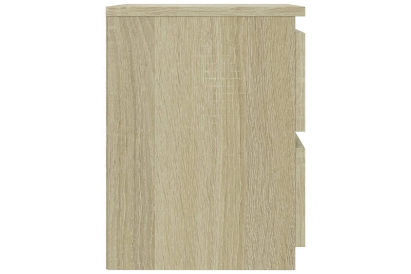 Sängbord 2 st sonoma ek 30x30x40 cm spånskiva - Brun - Möbler - Sovrum - Sängbord