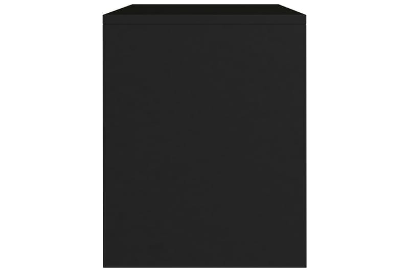 Sängbord 2 st svart 40x30x40 cm spånskiva - Svart - Sängbord - Bord