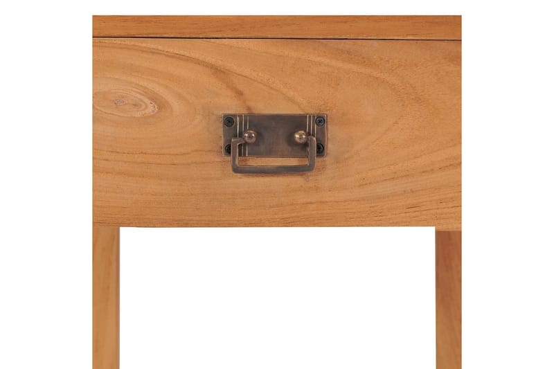 Sängbord 35x35x50 cm massiv teak - Brun - Sängbord - Bord