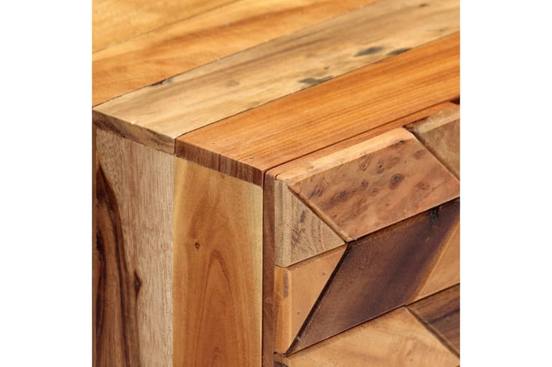 Sängbord 40x30x50 cm massivt återvunnet trä - Brun - Sängbord - Bord