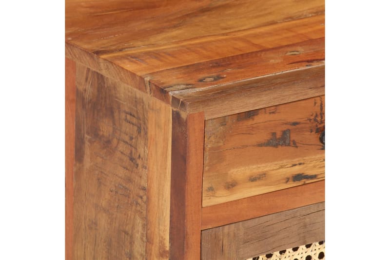 Sängbord 40x30x50 cm massivt återvunnet trä - Brun - Möbler - Sovrum - Sängbord