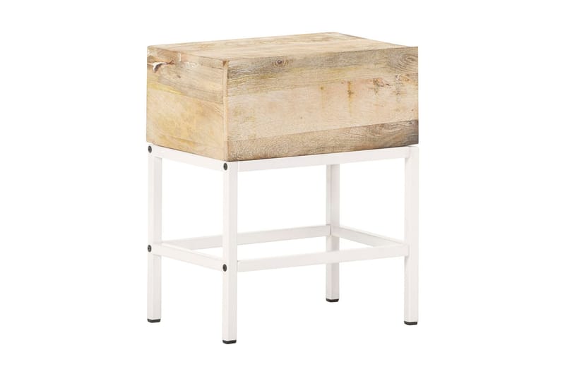 Sängbord 40x30x50 cm massivt mangoträ - Brun - Möbler - Sovrum - Sängbord