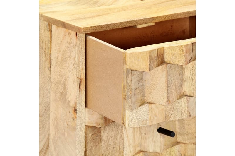 Sängbord 40x30x50 cm massivt mangoträ - Brun - Möbler - Sovrum - Sängbord