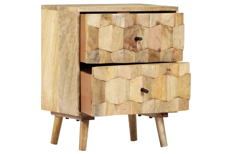 Sängbord 40x30x50 cm massivt mangoträ - Brun - Möbler - Sovrum - Sängbord