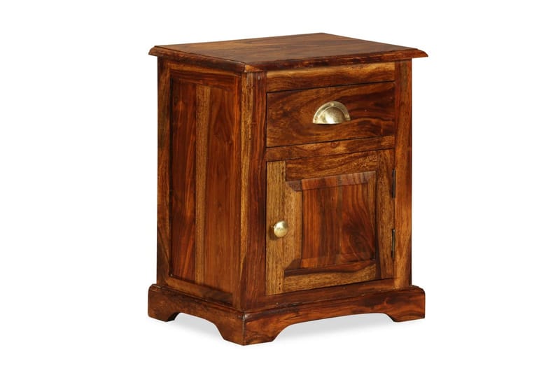 Sängbord 40x30x50 cm massivt sheesamträ - Brun - Möbler - Sovrum - Sängbord