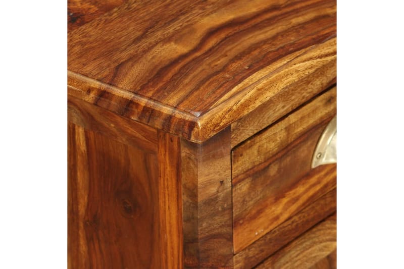 Sängbord 40x30x50 cm massivt sheesamträ - Brun - Sängbord - Bord