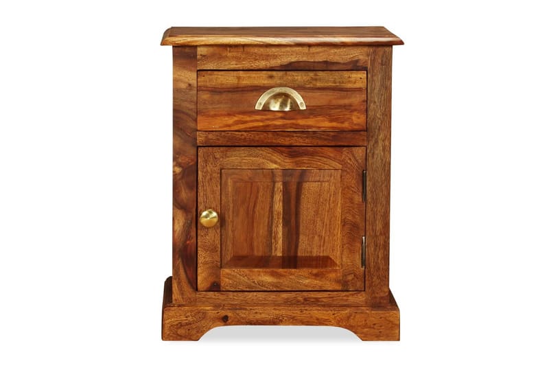Sängbord 40x30x50 cm massivt sheesamträ - Brun - Möbler - Sovrum - Sängbord