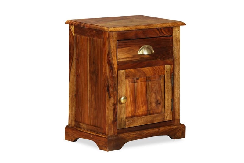 Sängbord 40x30x50 cm massivt sheesamträ - Brun - Möbler - Sovrum - Sängbord