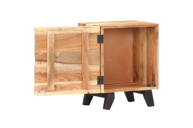 Sängbord 40x30x51 cm massivt akaciaträ - Brun - Sängbord - Bord