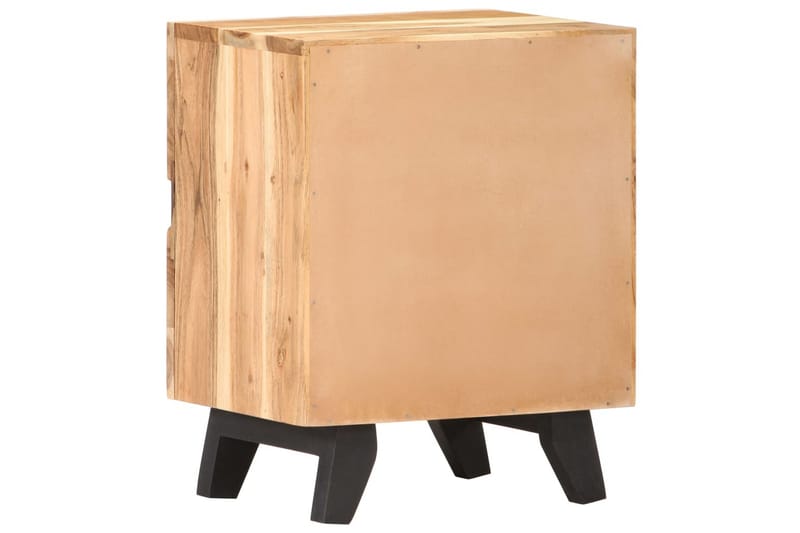Sängbord 40x30x51 cm massivt akaciaträ - Brun - Sängbord - Bord