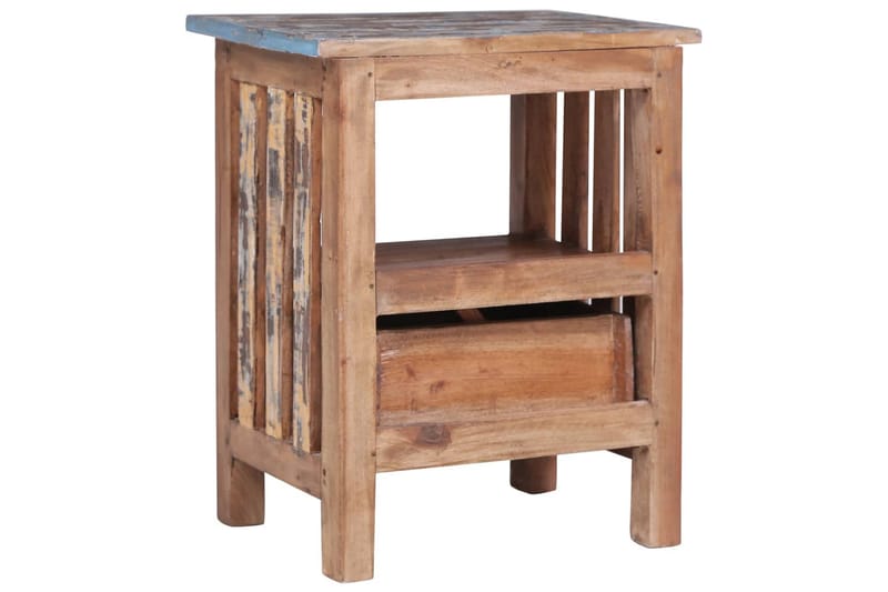 Sängbord 41x30x50 cm massivt återvunnet trä - Brun - Möbler - Sovrum - Sängbord