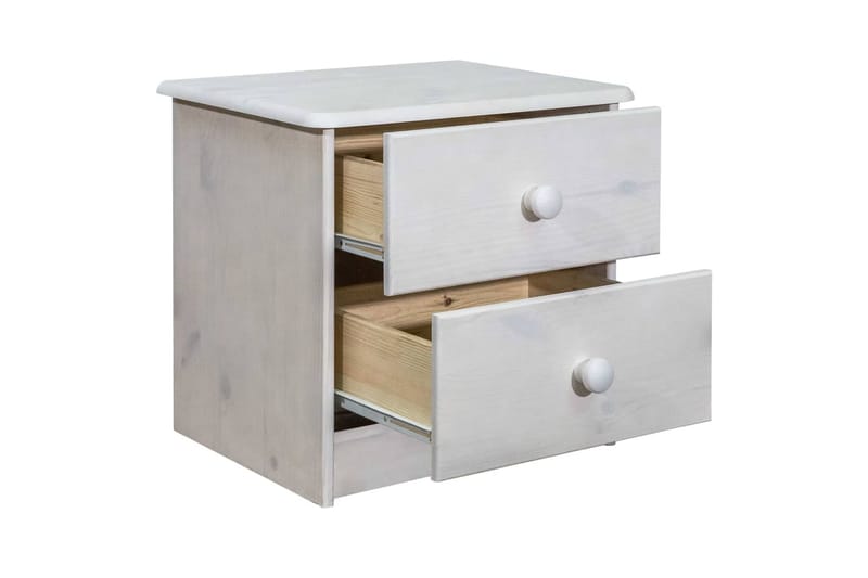 Sängbord 43x34x40 cm massiv furu - Brun - Möbler - Sovrum - Sängbord