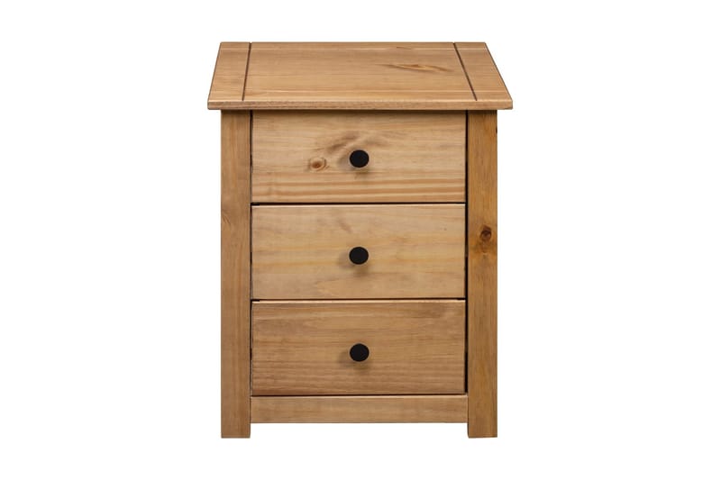 Sängbord 46x40x57 cm furu panama - Brun - Möbler - Sovrum - Sängbord