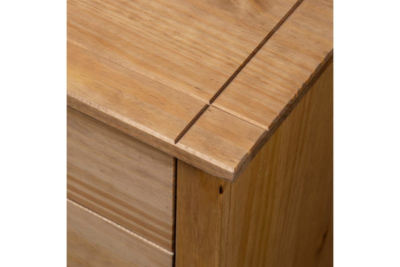 Sängbord 46x40x57 cm furu panama - Brun - Möbler - Sovrum - Sängbord