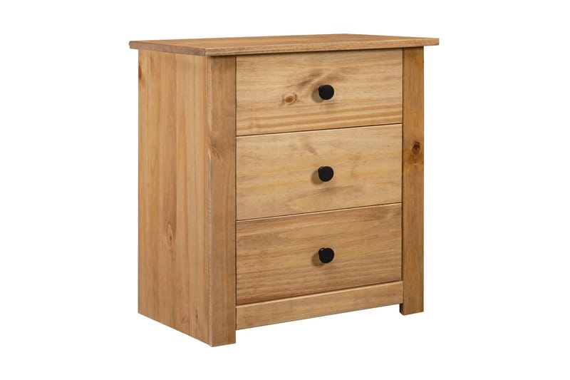 Sängbord 46x40x57 cm furu panama - Brun - Möbler - Sovrum - Sängbord