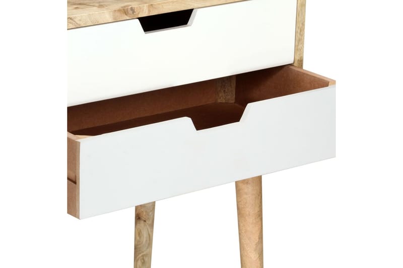 Sängbord 47x35x59 cm massivt mangoträ - Flerfärgad - Möbler - Sovrum - Sängbord