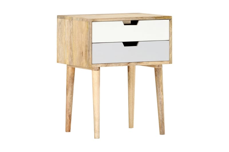 Sängbord 47x35x59 cm massivt mangoträ - Flerfärgad - Möbler - Sovrum - Sängbord