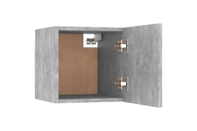 Sängbord betonggrå 30,5x30x30 cm spånskiva - Grå - Möbler - Sovrum - Sängbord