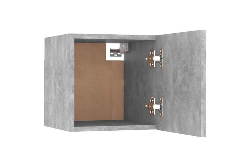 Sängbord betonggrå 30,5x30x30 cm spånskiva - Grå - Sängbord - Bord