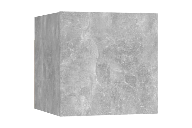 Sängbord betonggrå 30,5x30x30 cm spånskiva - Grå - Möbler - Sovrum - Sängbord