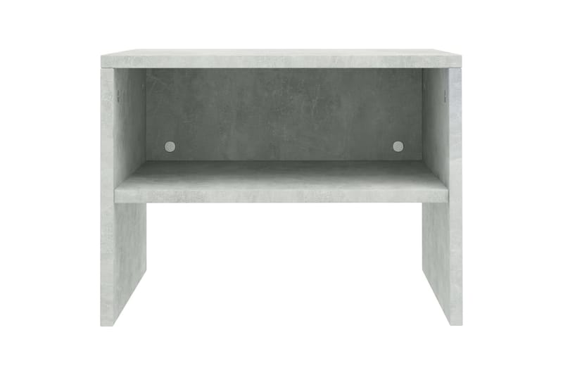 Sängbord betonggrå 40x30x30 cm spånskiva - Grå - Möbler - Sovrum - Sängbord