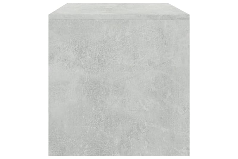 Sängbord betonggrå 40x30x30 cm spånskiva - Grå - Möbler - Sovrum - Sängbord