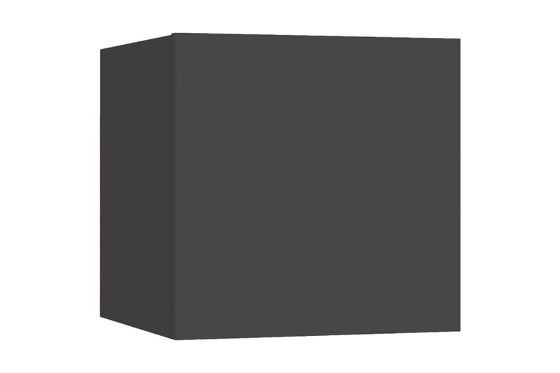 Sängbord grå 30,5x30x30 cm spånskiva - Grå - Sängbord - Bord