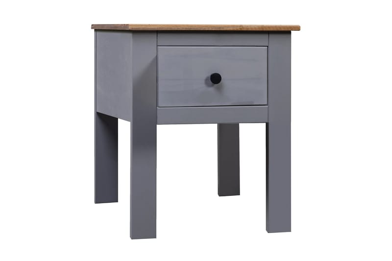 Sängbord grå 46x40x57 cm furu Panama - Grå - Sängbord - Bord