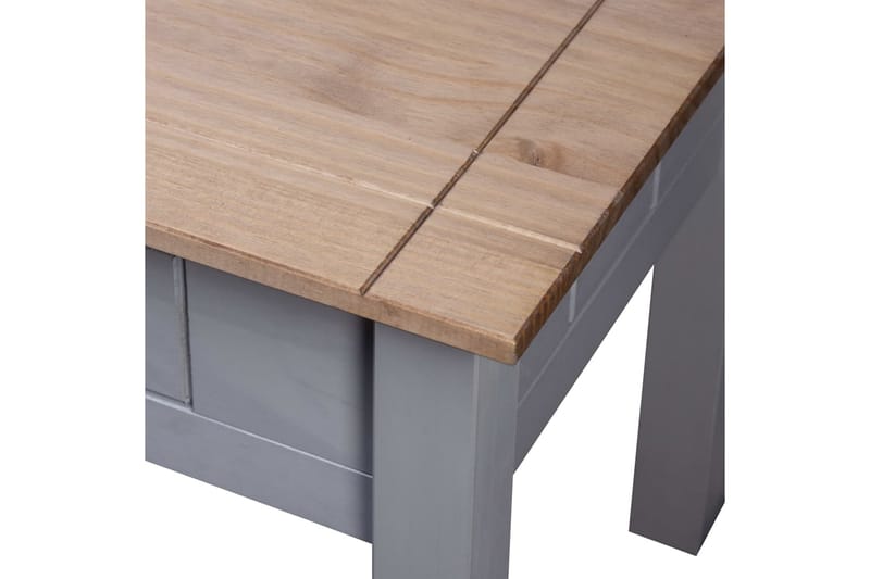 Sängbord grå 50,5x50,5x52,5 cm furu panama - Grå - Sängbord - Bord