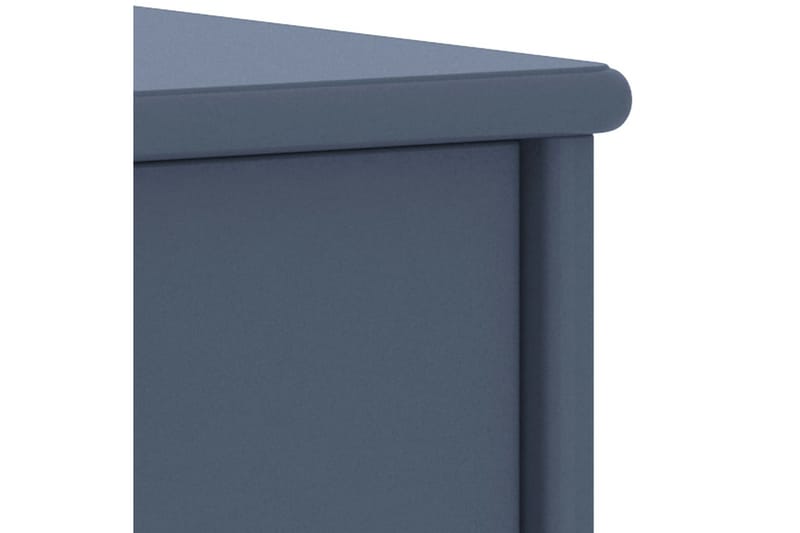 Sängbord ljusgrå 35x30x40 cm massiv furu - Grå - Sängbord - Bord