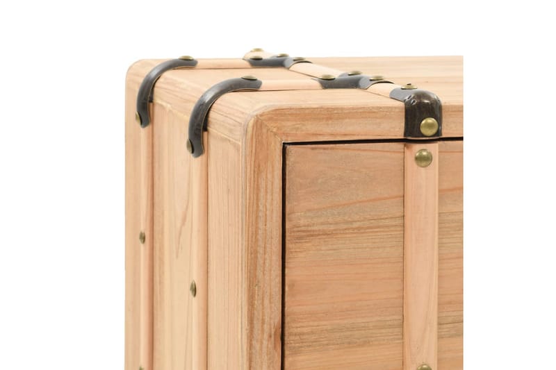 Sängbord massivt granträ 50x35x57 cm - Brun - Möbler - Sovrum - Sängbord