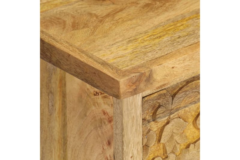 Sängbord massivt mangoträ 40x30x50 cm - Brun - Möbler - Sovrum - Sängbord