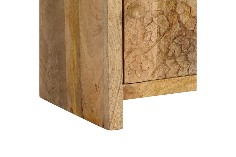 Sängbord massivt mangoträ 40x30x50 cm - Brun - Möbler - Sovrum - Sängbord