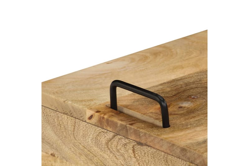 Sängbord massivt mangoträ 40x34x47 cm - Brun - Möbler - Sovrum - Sängbord