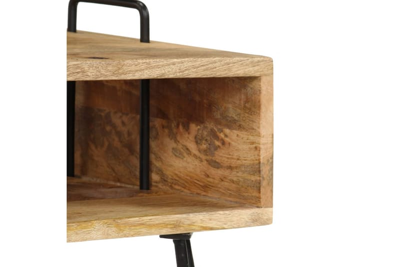 Sängbord massivt mangoträ 40x34x47 cm - Brun - Möbler - Sovrum - Sängbord