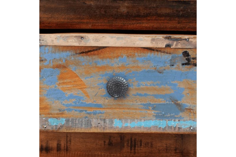 Sängbord med 2 lådor massivt återvunnet trä - Brun - Sängbord - Bord