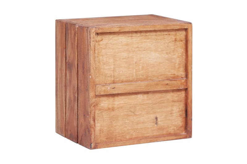 Sängbord med 3 lådor 35x25x35 cm massivt återvunnet trä - Brun - Möbler - Sovrum - Sängbord