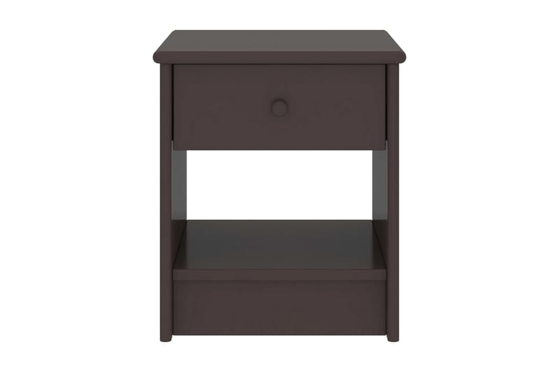 Sängbord mörkbrun 35x30x40 cm massiv furu - Brun - Möbler - Sovrum - Sängbord