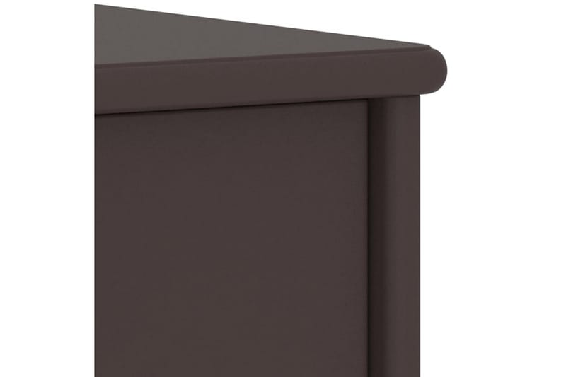 Sängbord mörkbrun 35x30x40 cm massiv furu - Brun - Sängbord - Bord