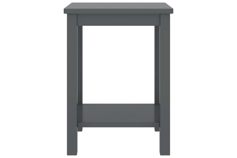 Sängbord mörkgrå 35x30x47 cm massiv furu - Grå - Möbler - Sovrum - Sängbord