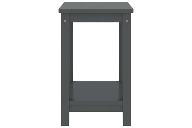 Sängbord mörkgrå 35x30x47 cm massiv furu - Grå - Möbler - Sovrum - Sängbord