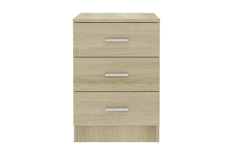Sängbord sonoma ek 38x35x56 cm spånskiva - Brun - Möbler - Sovrum - Sängbord
