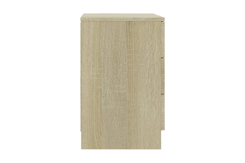 Sängbord sonoma ek 38x35x56 cm spånskiva - Brun - Möbler - Sovrum - Sängbord