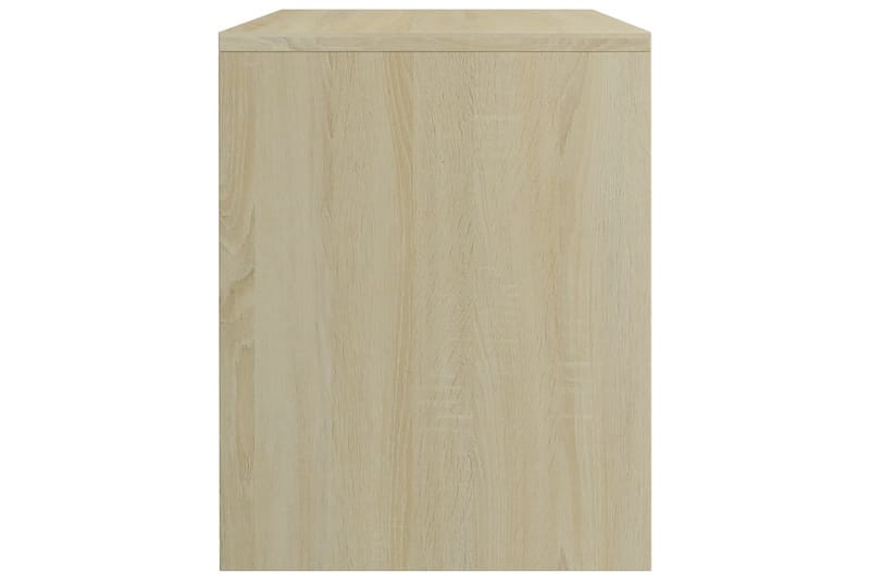 Sängbord sonoma ek 40x30x40 cm spånskiva - Brun - Möbler - Sovrum - Sängbord