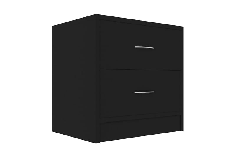 Sängbord svart 40x30x40 cm spånskiva - Svart - Möbler - Sovrum - Sängbord
