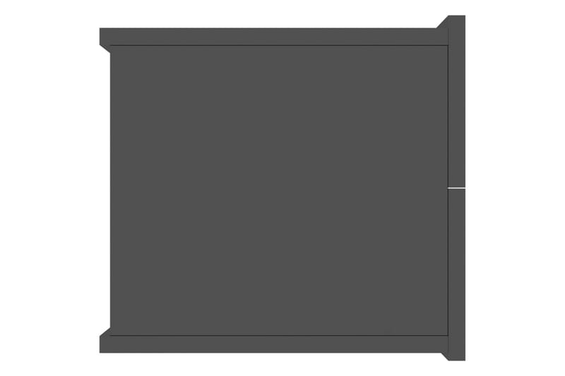 Sängbord svart högglans 40x30x30 cm spånskiva - Svart - Sängbord - Bord