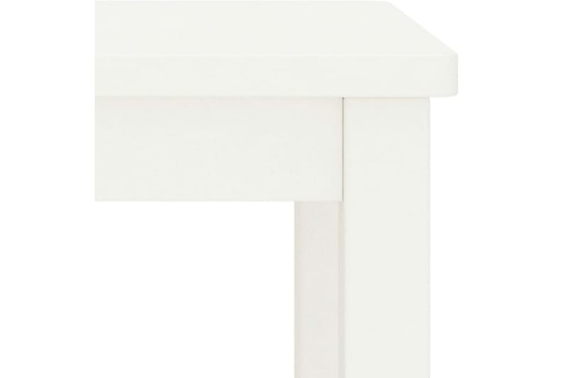 Sängbord vit 35x30x47 cm massiv furu - Vit - Möbler - Sovrum - Sängbord