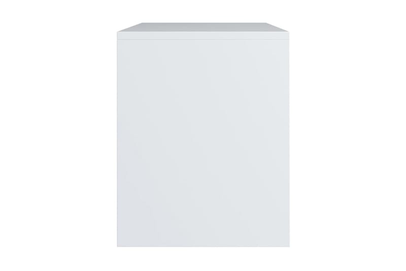 Sängbord vit 40x30x40 cm spånskiva - Vit - Möbler - Sovrum - Sängbord