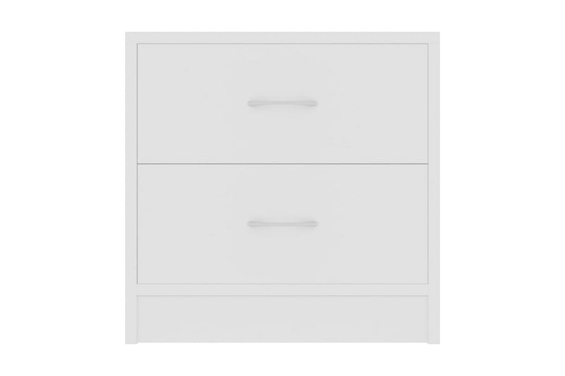 Sängbord vit 40x30x40 cm spånskiva - Vit - Sängbord - Bord
