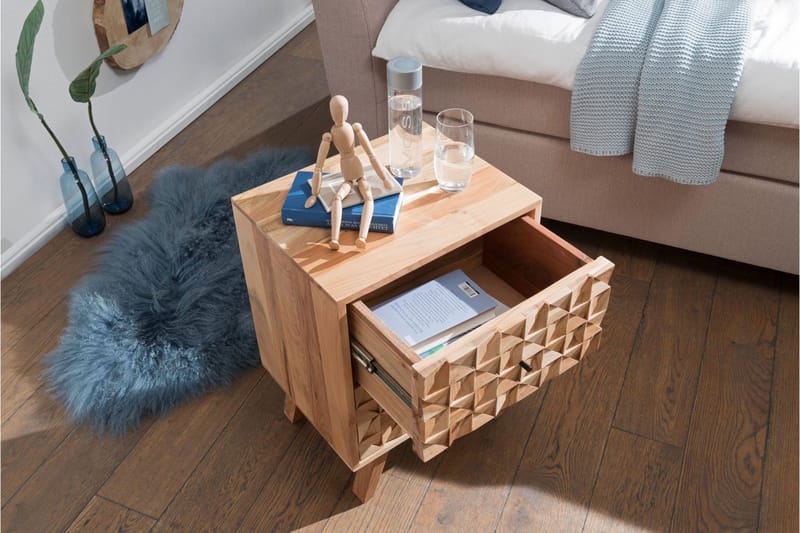 Seufert Sängbord 44 cm - Trä/natur - Möbler - Sovrum - Sängbord